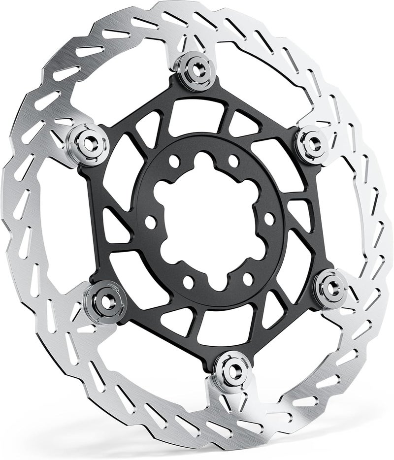 Beastspk Floating Rear Disc Brake Rotor(220mm),Aircraft Aluminum Core,Stainless Steel MTB Brakes Rotors with 6-Hole,Thickness 2.3mm,High Performance for Talaria Sting R MX3,MX4(Rear) - Image 1